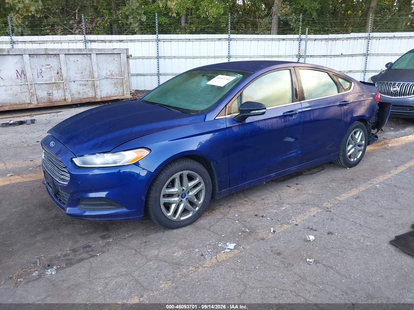 Vin: 1fa6p0hd6e5366090, lot: 46593308, ford fusion se 20142
