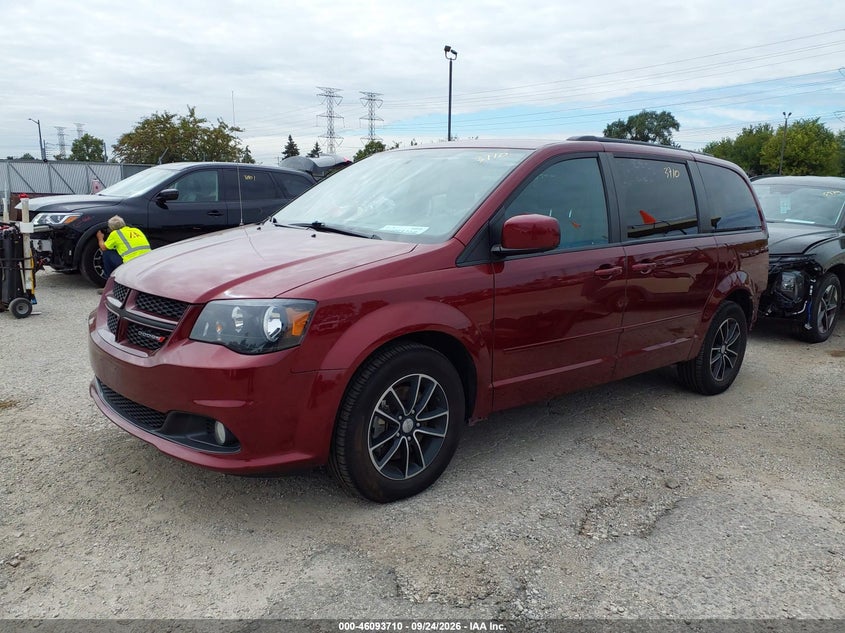 Vin: 2c4rdgeg3hr674820, lot: 46593317, dodge grand caravan gt 20172