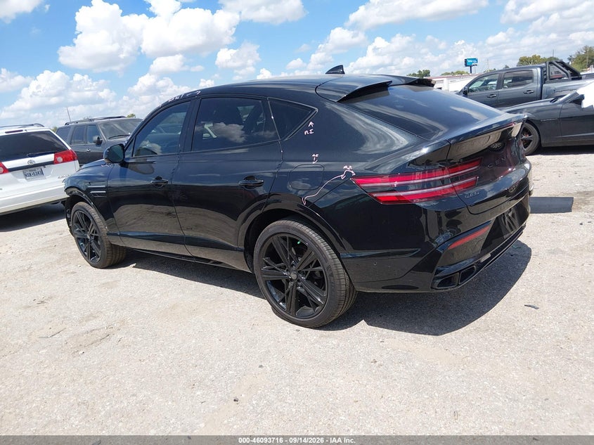 Vin: kmujdesc5tu323435, lot: 46593323, genesis gv80 coupe prestige black 20263
