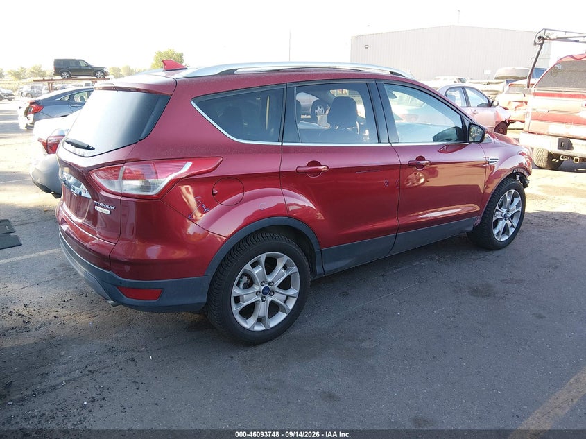 Vin: 1fmcu0jx9gua24664, lot: 46593355, ford escape titanium 20164