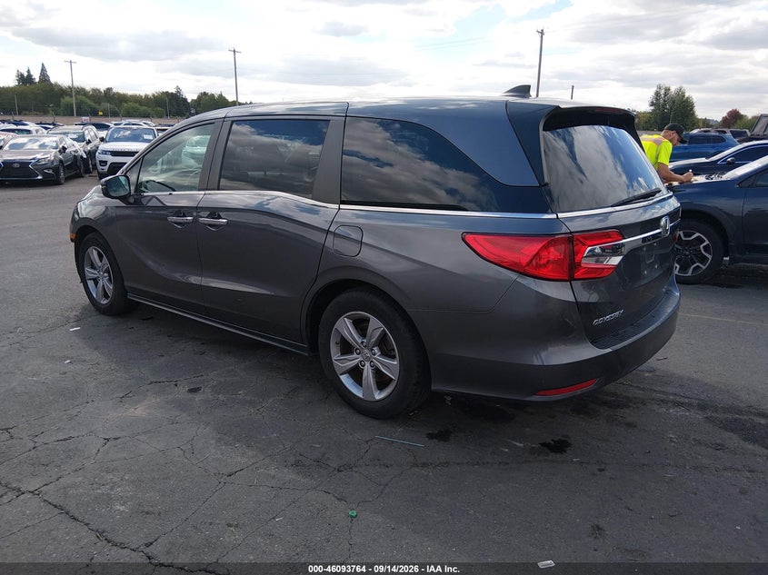 Vin: 5fnrl6h71jb080821, lot: 46593371, honda odyssey ex-l 20183