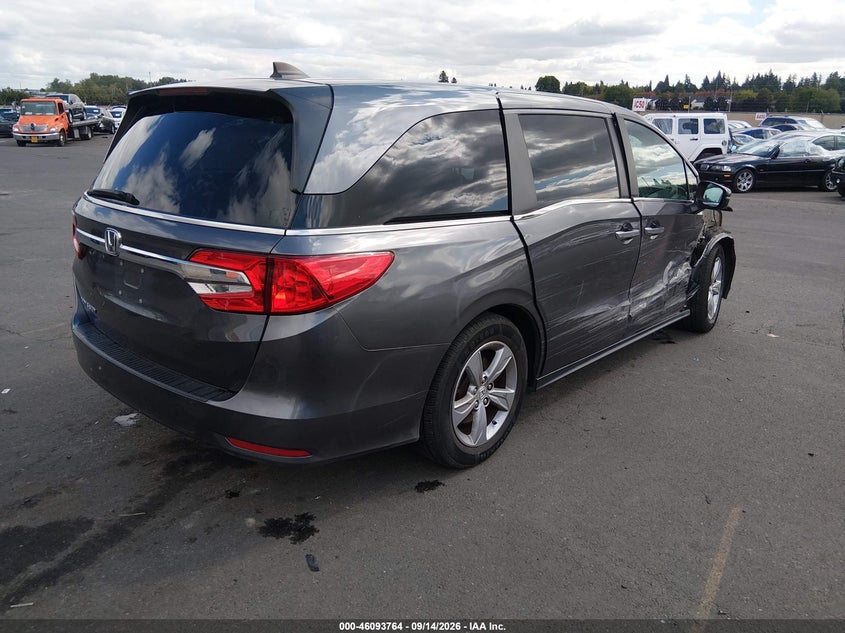 Vin: 5fnrl6h71jb080821, lot: 46593371, honda odyssey ex-l 20184