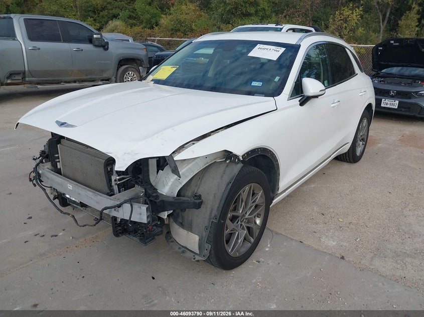 Vin: kmumadtbxsu207359, lot: 46593397, genesis gv70 2.5t awd 20252