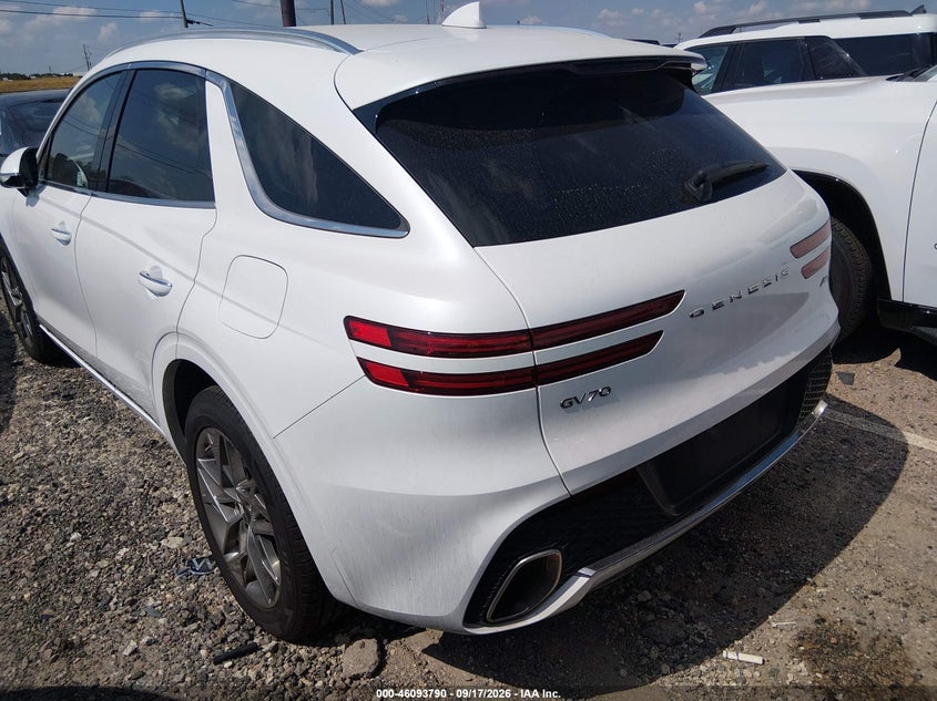 Vin: kmumadtbxsu207359, lot: 46593397, genesis gv70 2.5t awd 20253