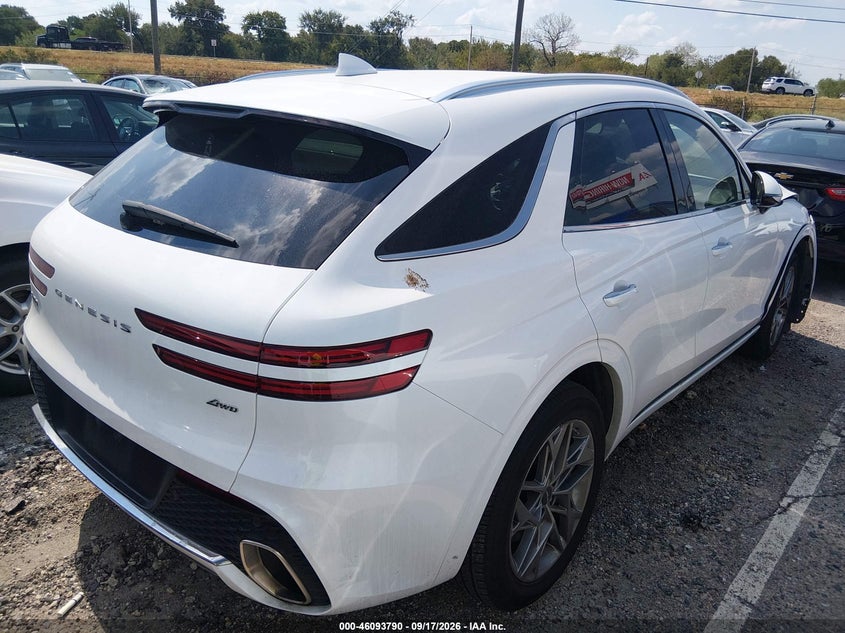 Vin: kmumadtbxsu207359, lot: 46593397, genesis gv70 2.5t awd 20254