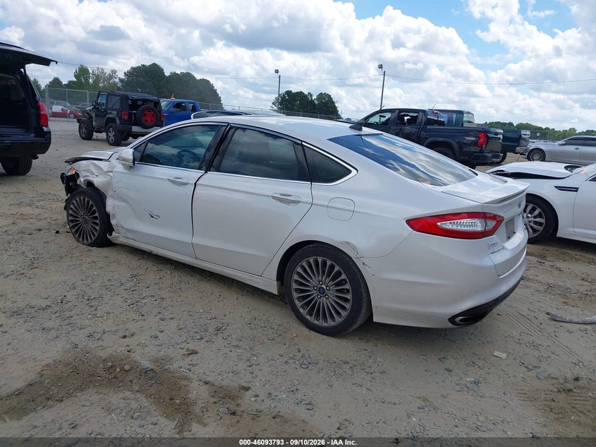 Vin: 3fa6p0k93gr109411, lot: 46593400, ford fusion titanium 20163
