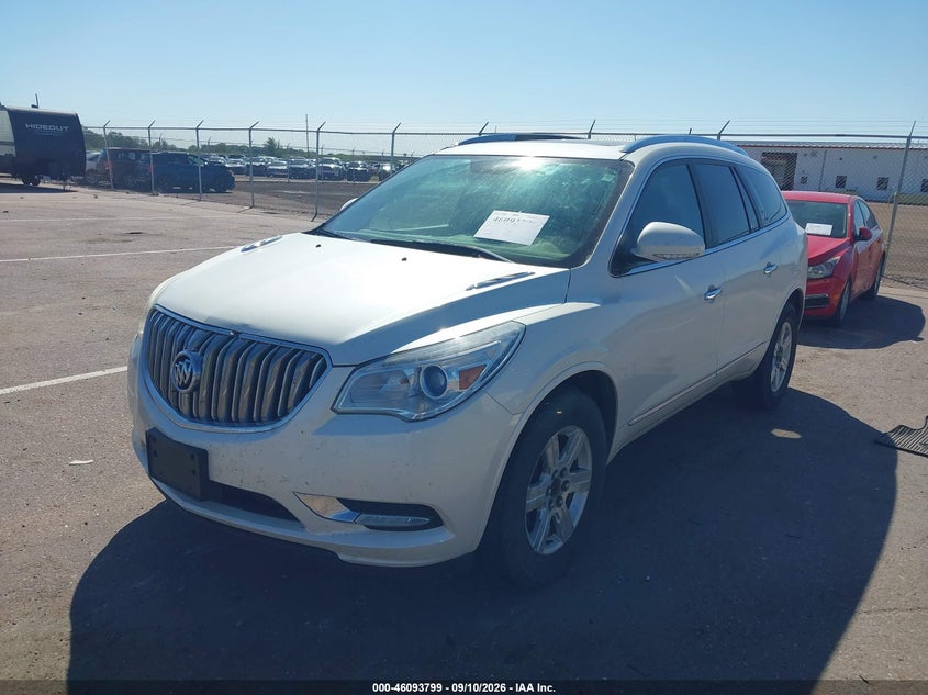 Vin: 5gakvbkd4ej142604, lot: 46593406, buick enclave leather 20142