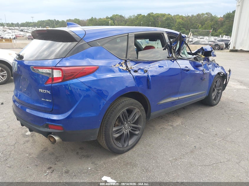 Vin: 5j8tc2h66kl020605, lot: 46593432, acura rdx a-spec package 20194