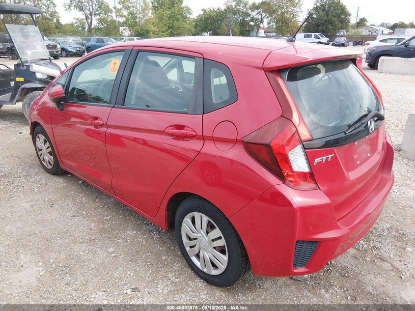 Vin: 3hggk5h5xfm739342, lot: 46593482, honda fit lx 20153