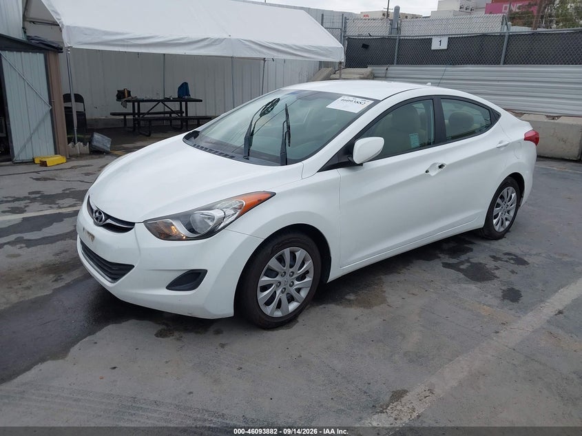 Vin: 5npdh4ae8ch127940, lot: 46593489, hyundai elantra gls 20122