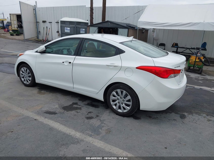 Vin: 5npdh4ae8ch127940, lot: 46593489, hyundai elantra gls 20123