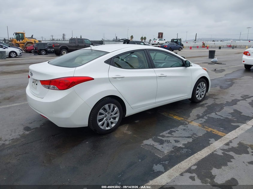 Vin: 5npdh4ae8ch127940, lot: 46593489, hyundai elantra gls 20124