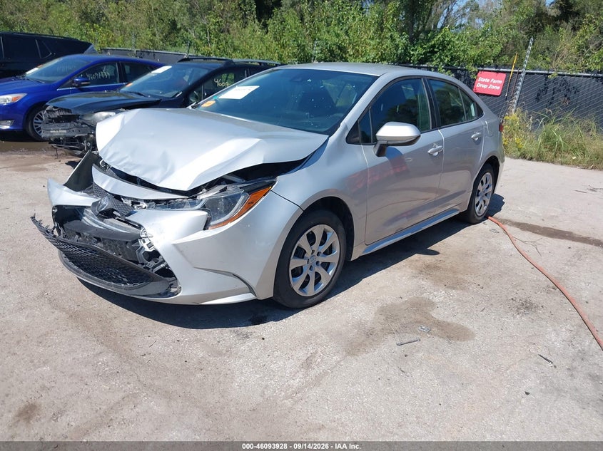 2021 Toyota Corolla, Front End, IAAI, VIN 5YFEPMAE5MP269450 — photo 2