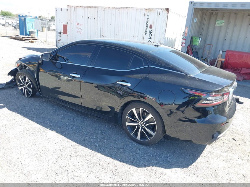 Vin: 1n4aa6cv8mc508786, lot: 46593538, nissan maxima sv xtronic cvt 20213