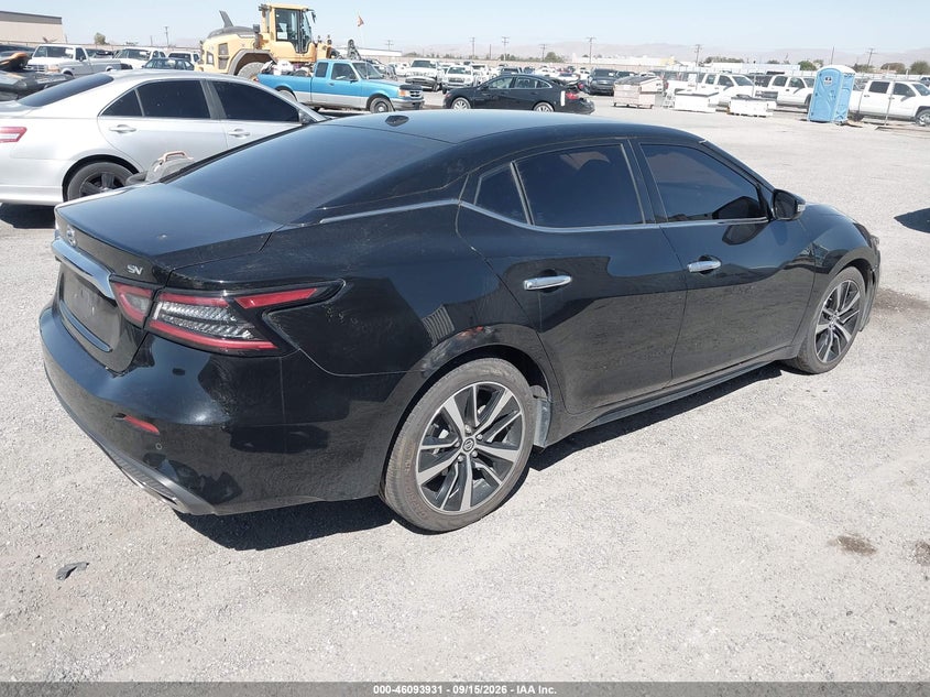Vin: 1n4aa6cv8mc508786, lot: 46593538, nissan maxima sv xtronic cvt 20214