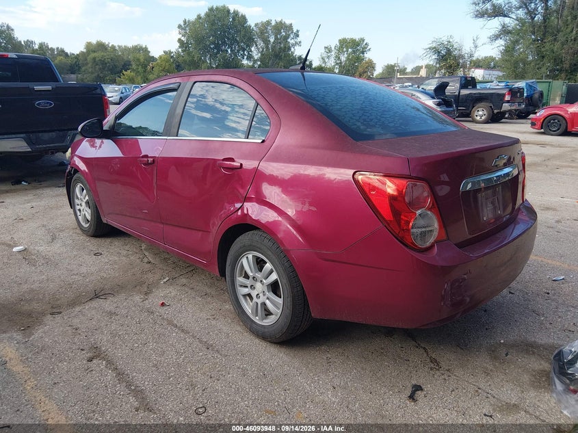 Vin: 1g1jc5sb5e4110865, lot: 46593555, chevrolet sonic lt auto 20143
