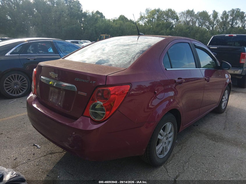 Vin: 1g1jc5sb5e4110865, lot: 46593555, chevrolet sonic lt auto 20144