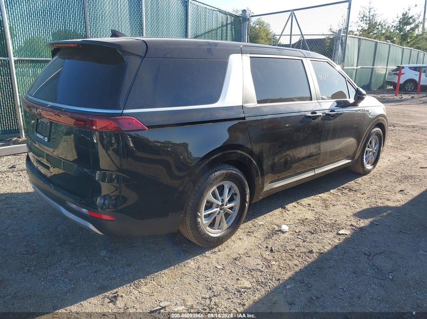 Vin: kndnb4h39p6259423, lot: 46593573, kia carnival mpv lx seat package 20234