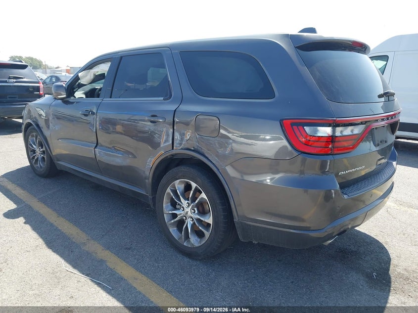 Vin: 1c4sdhct6lc301344, lot: 46593586, dodge durango r/t rwd 20203