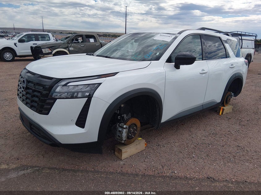 Vin: 5n1dr3bs7tc220130, lot: 46593590, nissan pathfinder sv 20262