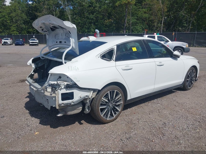 Vin: 1hgcy2f80pa027378, lot: 46593606, honda accord hybrid touring 20234