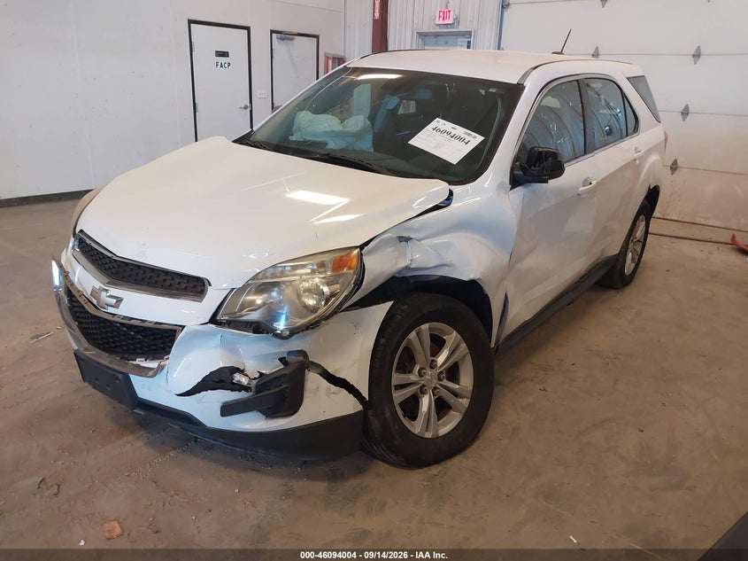 Vin: 1gnfleek1fz139283, lot: 46593611, chevrolet equinox ls 20152