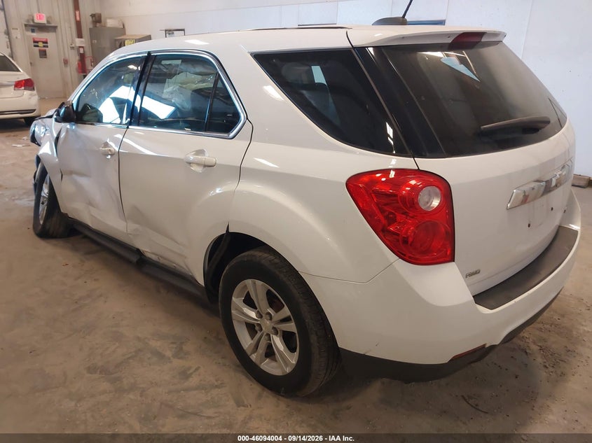 Vin: 1gnfleek1fz139283, lot: 46593611, chevrolet equinox ls 20153