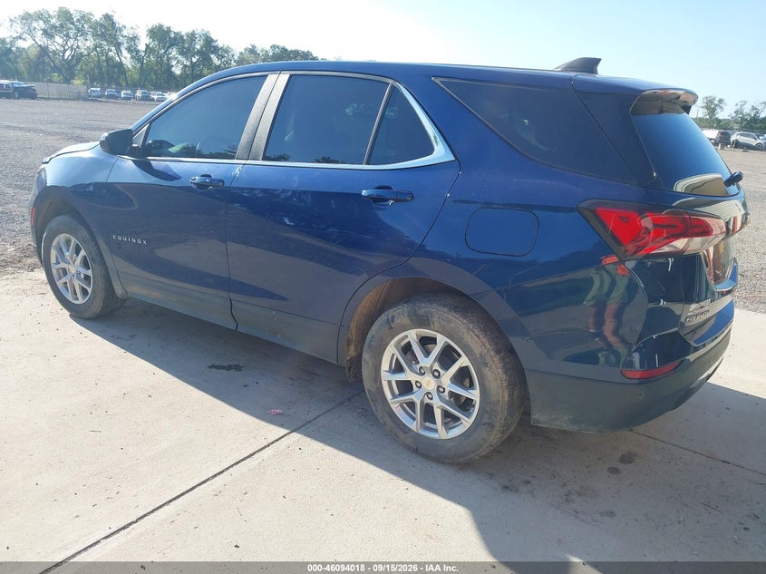 Vin: 3gnaxueg3pl191057, lot: 46593625, chevrolet equinox awd lt 20233
