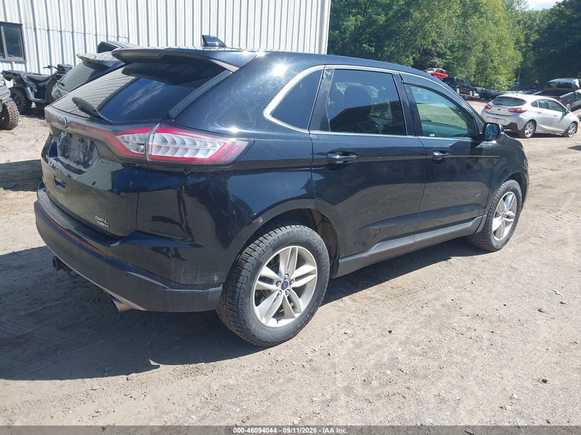Vin: 2fmpk4j97gbc19295, lot: 46593651, ford edge sel 20164
