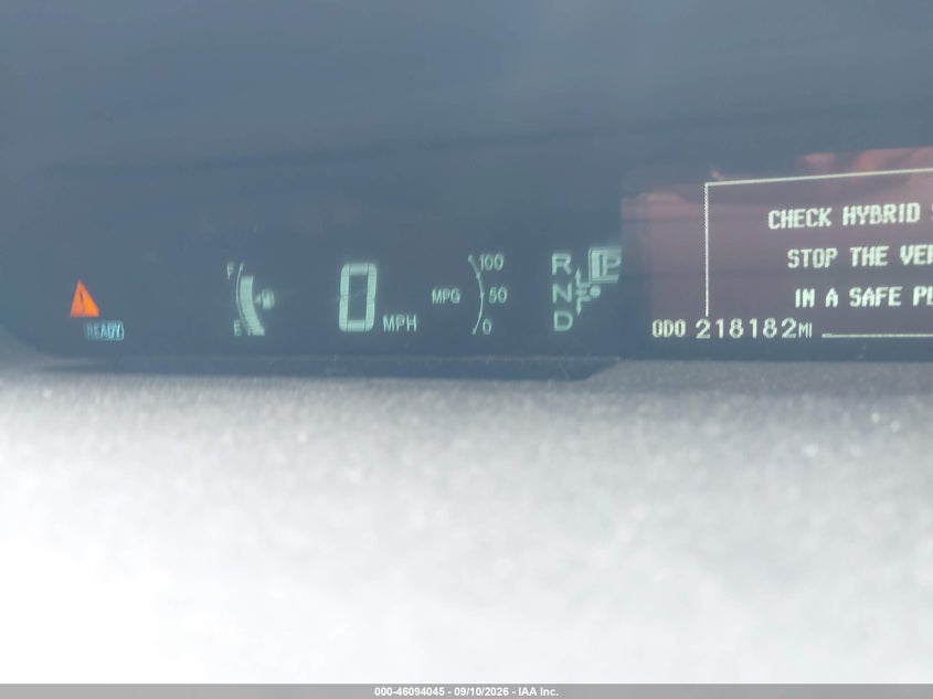 TOYOTA PRIUS 2012 VIN JTDKN3DU8C1502939