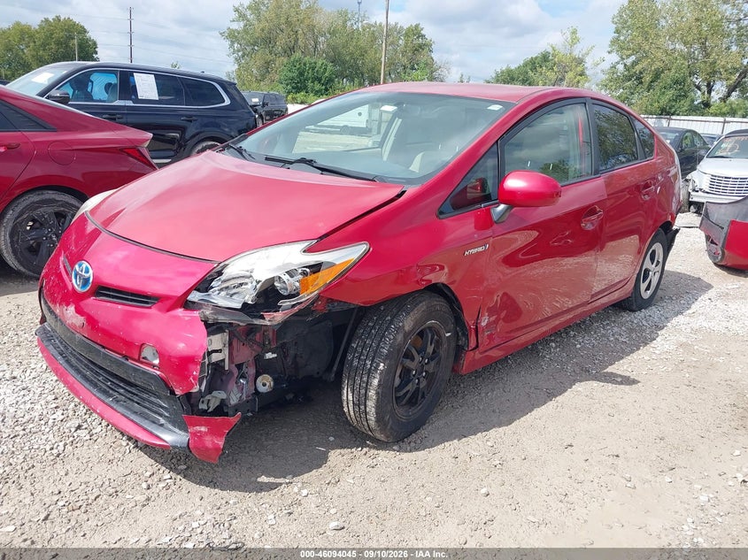 2012 Toyota Prius, Обычный износ, IAAI, VIN JTDKN3DU8C1502939 — фото 2