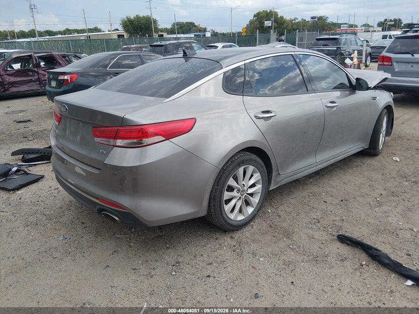Vin: 5xxgu4l35jg200565, lot: 46593688, kia optima ex 20184