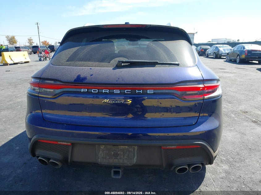 PORSCHE MACAN 2022 VIN WP1AG2A59NLB22124
