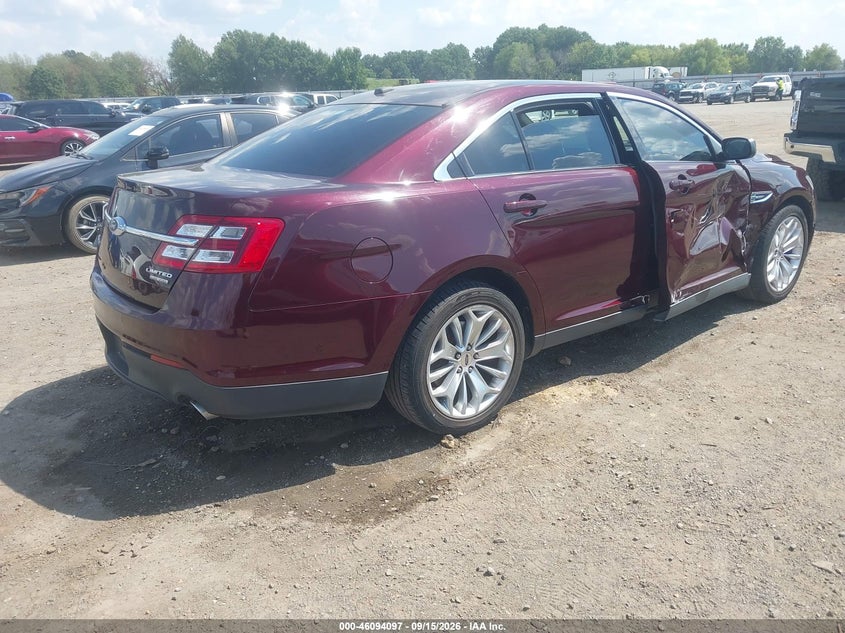 Vin: 1fahp2f86jg126272, lot: 46593704, ford taurus limited 20184