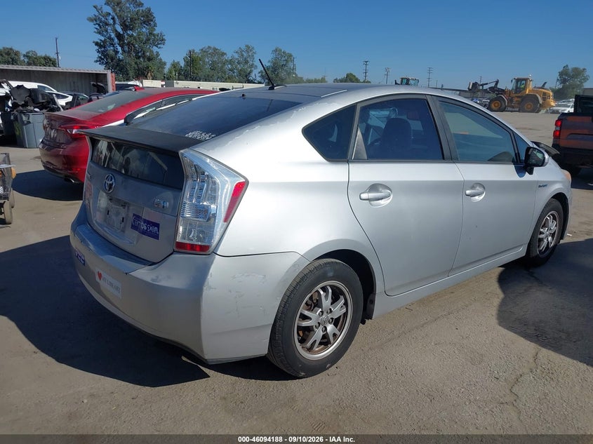 Vin: jtdkn3du0a0029766, lot: 46593795, toyota prius iv 20104