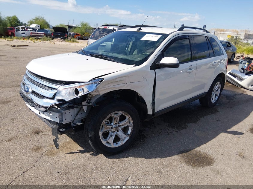 Vin: 2fmdk3jcxdbb11967, lot: 46593801, ford edge sel 20132