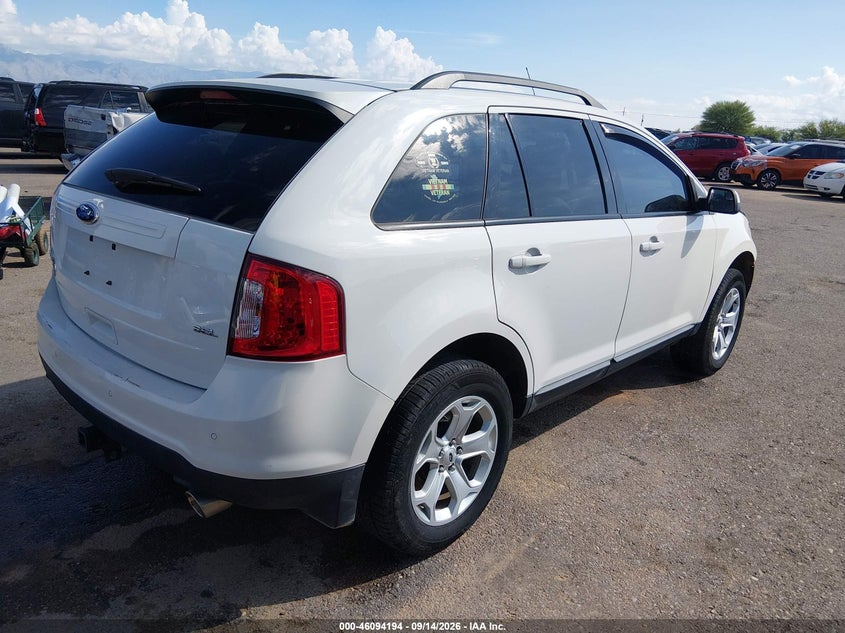 Vin: 2fmdk3jcxdbb11967, lot: 46593801, ford edge sel 20134