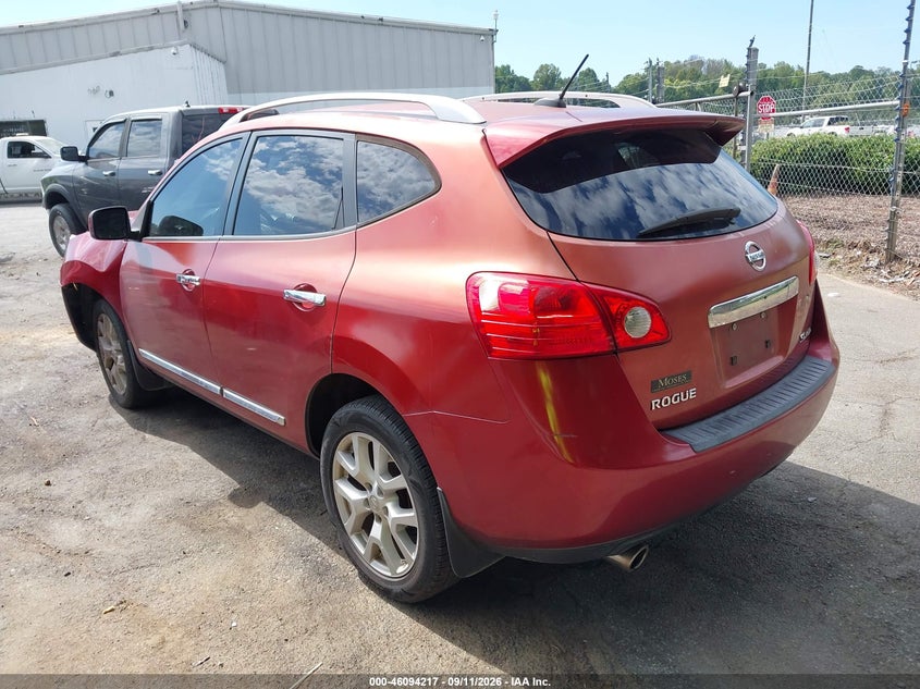 Vin: jn8as5mvxbw288342, lot: 46593824, nissan rogue sv 20113