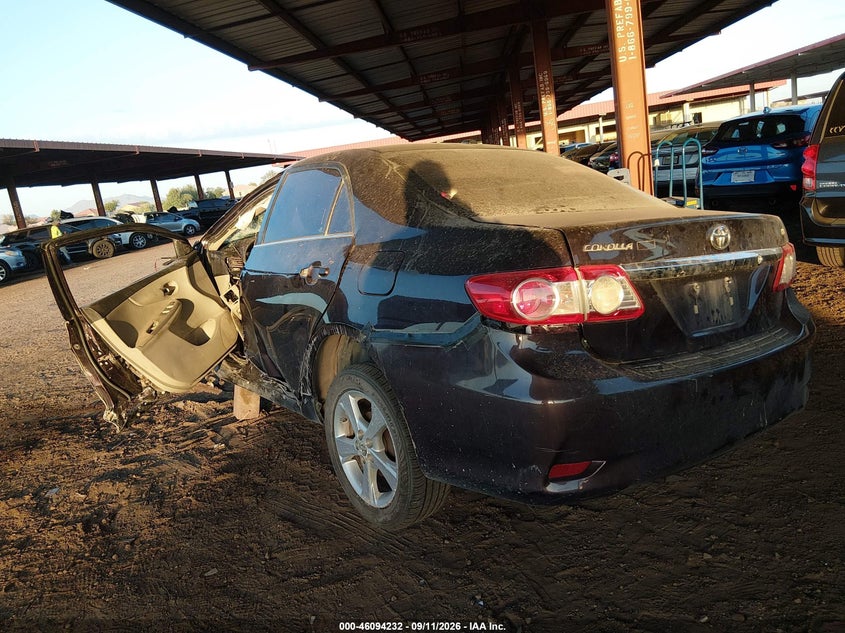 Vin: 2t1bu4ee4dc075692, lot: 46593839, toyota corolla le special edition 20133