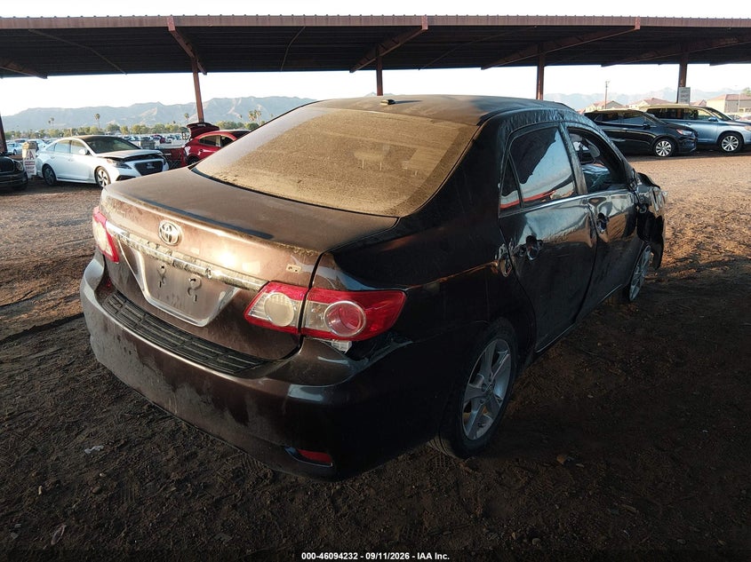 Vin: 2t1bu4ee4dc075692, lot: 46593839, toyota corolla le special edition 20134