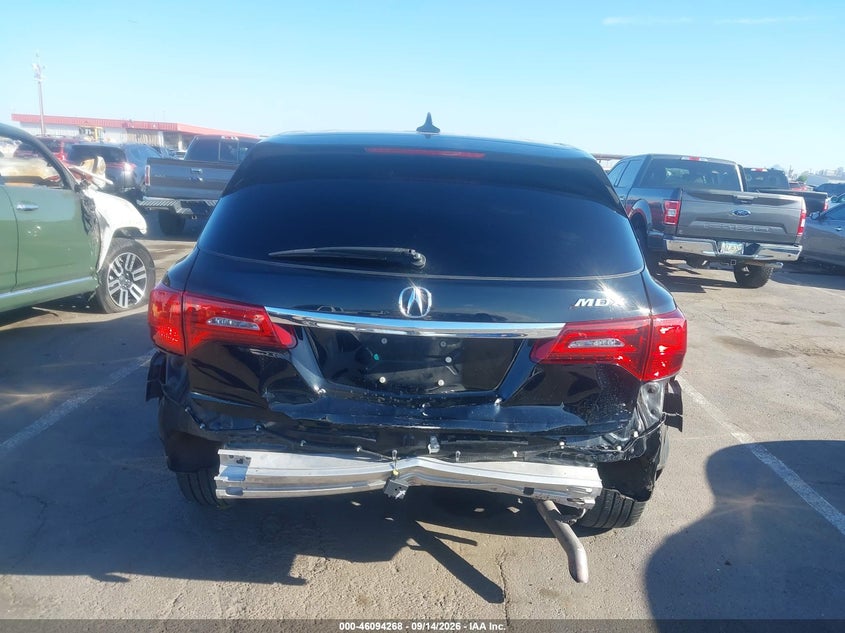 ACURA MDX 2016 VIN 5FRYD3H42GB013553