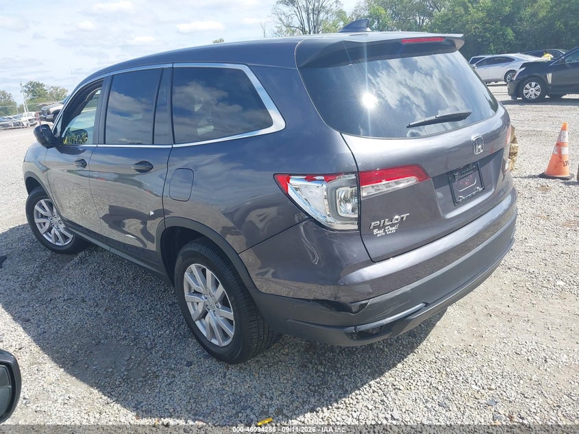Vin: 5fnyf6h17kb021885, lot: 46593893, honda pilot lx 20193