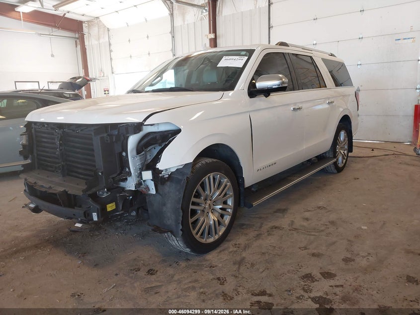 Vin: 1fmjk1m82rea18418, lot: 46593906, ford expedition platinum max 20242