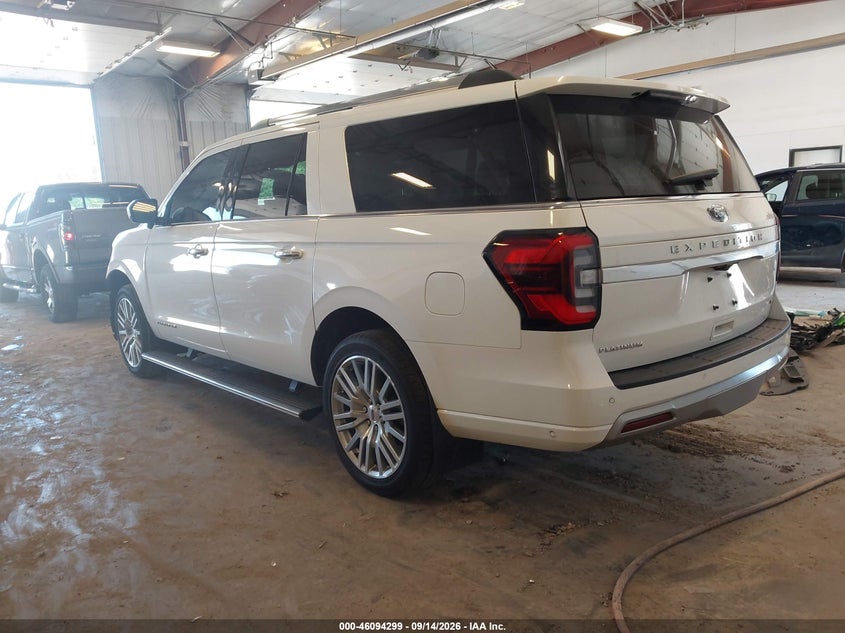 Vin: 1fmjk1m82rea18418, lot: 46593906, ford expedition platinum max 20243