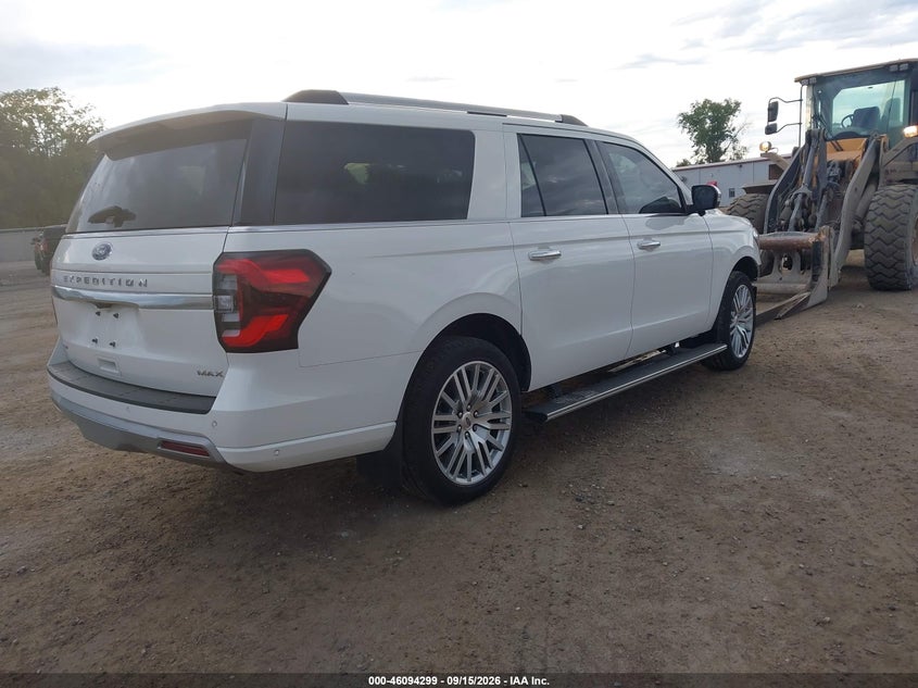 Vin: 1fmjk1m82rea18418, lot: 46593906, ford expedition platinum max 20244