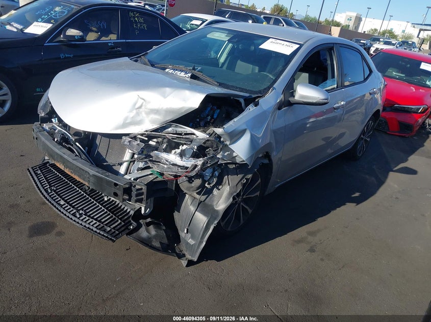 Vin: 2t1burhe9kc140302, lot: 46593912, toyota corolla se 20192