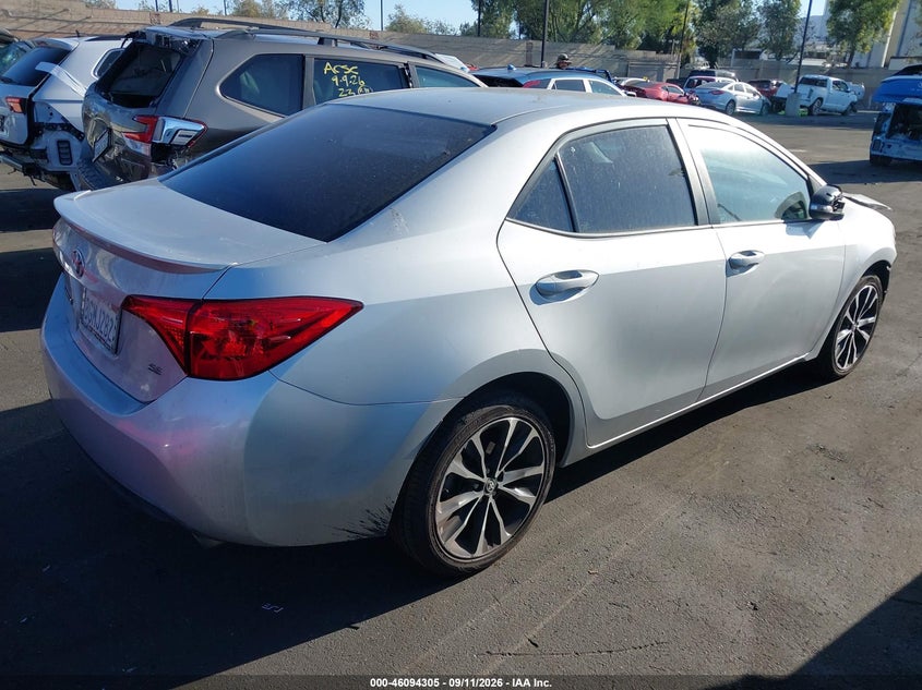 Vin: 2t1burhe9kc140302, lot: 46593912, toyota corolla se 20194