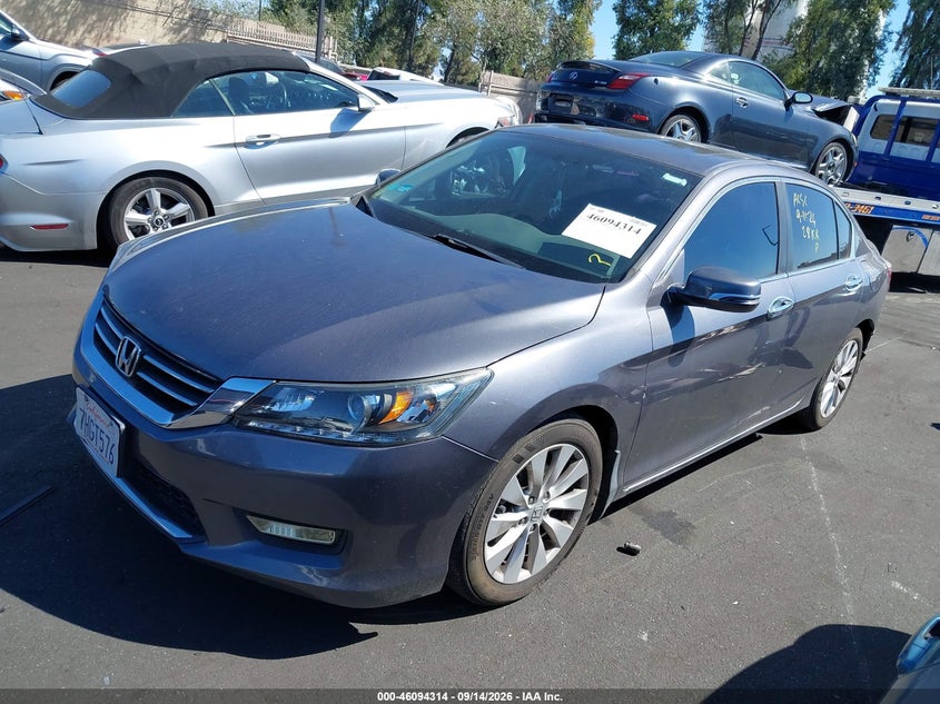 Vin: 1hgcr2f75ea289687, lot: 46593921, honda accord ex 20142