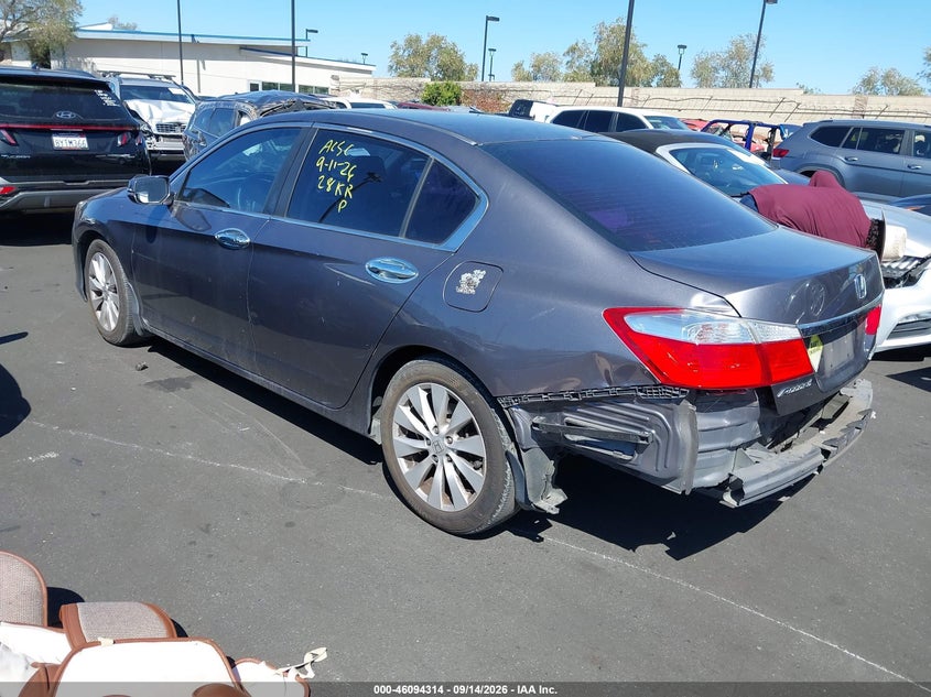 Vin: 1hgcr2f75ea289687, lot: 46593921, honda accord ex 20143