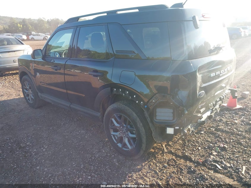 Vin: 3fmcr9bnxsre17592, lot: 46593922, ford bronco sport big bend 20253